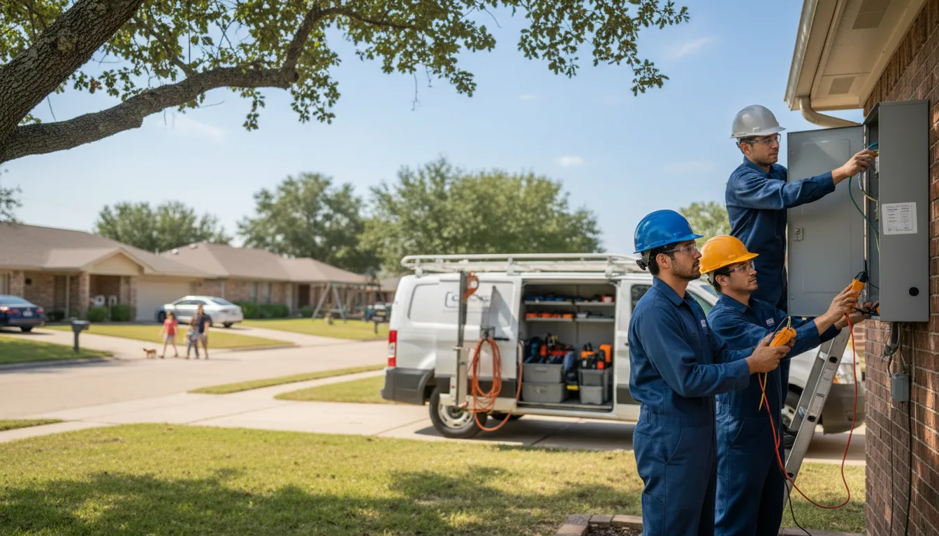 Certified electrician providing emergency electrical services in Onia, AR